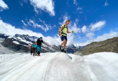 Gletschertrekking Tour buchen Monte Rosa Zermatt