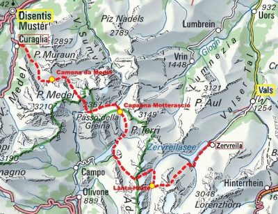 Greinaebene, Alta Greina Trekking, Surselva