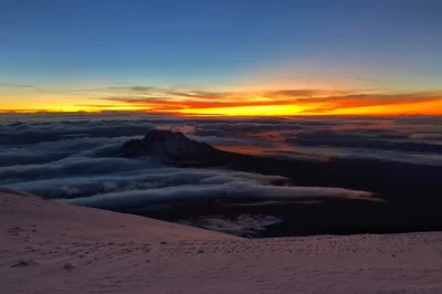Kilimanjaro Trekking Tour buchen Gilman Point, Kraterrand am Kilimanjaro