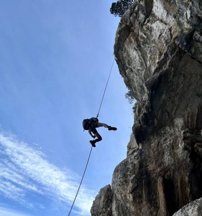 Bergsteigen Klettern Sardinien